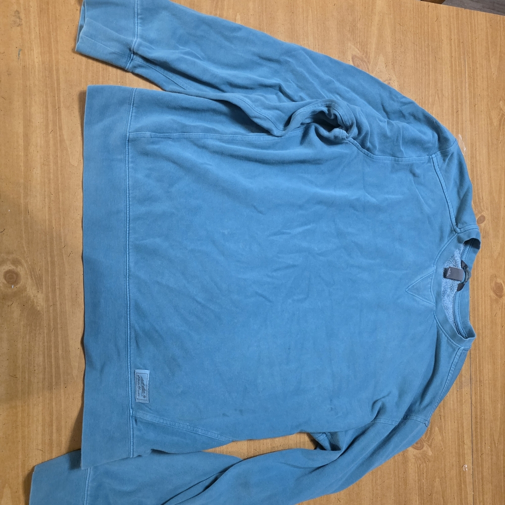 Eddie Bauer Men's Teal Crewneck Sweatshirt